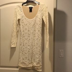 Bebe long-sleeved mini dress